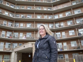 Andrea Mackenzie, interim CEO of London and Middlesex Community Housing. (Derek Ruttan/The London Free Press)