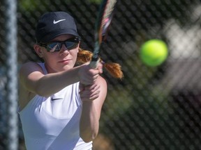 Kayla Cross heads to Poland this week and plans to stay overseas until mid-July as she sets her sights on a junior Wimbledon singles berth. (Free Press file photo)
