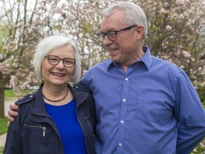 Heather and Ben Miller are celebrating their 50th wedding anniversary Saturday in London. Like many milestone events during the COVID-19 pandemic, the special day will be muted because of public health restrictions. But Ben lined up a big surprise for his wife, with help from The London Free Press. (Mike Hensen/The London Free Press)