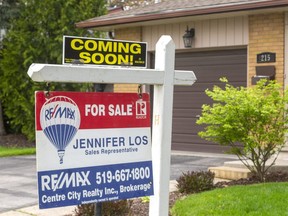 CMHC sees demand easing in the London area's red-hot housing market this year, but not all observers agree. (Mike Hensen/The London Free Press)