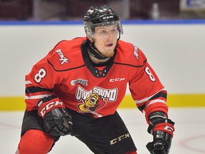 Andrew Perrott of the OHL's Owen Sound Attack. (File photo)