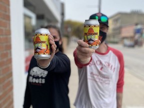 Bernice De Decker and Ted Bennett channel Mexican vibes without leaving Stratford, thanks to Road Trip to Tijuana from Black Swan Brewing. (Black Swan Brewing photo)