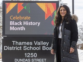Purveen Skinner, equity superintendent at the Thames Valley District school board.  (Derek Ruttan/The London Free Press)