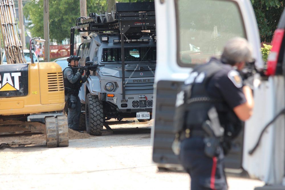 Londoner charged with armed robbery after threehour standoff London