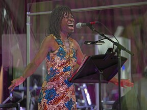 Neema Bickersteth co-stars in Stratford Festival's Why We Tell the Story cabaret, which opened Tuesday.
(David Hou/Stratford Festival)