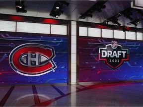 The Canadiens selected Logan Mailloux with the 31st overall pick in the first round of the NHL Draft Friday night.