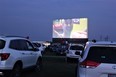 More than 200 members of the London Aquatic Club gathered at the Oxford Drive-In to watch clubmate Maggie Mac Neil win women’s 100-metre butterfly gold at the Tokyo Olympics. (MEGAN STACEY/The London Free Press)