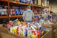 Glen Pearson, co-executive director of the London Food Bank, said the Curb Hunger food drive last month put London on a new path to provide locally grown, nutritious food to families. The equivalent of 38,360 kilograms of food was donated in the 10-day drive. (Derek Ruttan/The London Free Press)