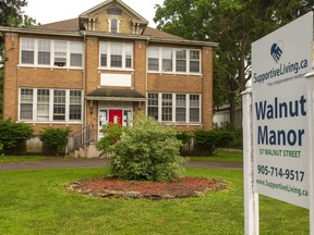 Walnut Manor, a supportive living home in St. Thomas, was closed Wednesday by Southwestern Public Health for violations that included mould, bed bug and rodent infestations. The 26 residents with physical and mental health challenges were forced to leave immediately. (Mike Hensen/The London Free Press)