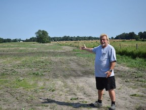 Dwayne Wilson, the owner of a septic tank and repair company called The Stool Bus, plans to turn 14 acres on his property in Strathroy-Caradoc into a dumping site for waste. (CALVI LEON, The London Free Press)