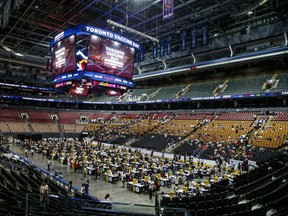 In hopes to hit a record for the most vaccines administered in one day, Toronto Vaccine Day takes place at Scotiabank Arena on Sunday, June 27, 2021.