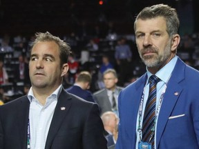 Montreal Canadiens owner Geoff Molson, left, and general manager Marc Bergevin (Montreal Gazette)