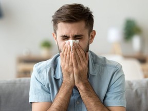 If you cough or sneeze, cover your mouth and nose with a tissue or the inside of your elbow.