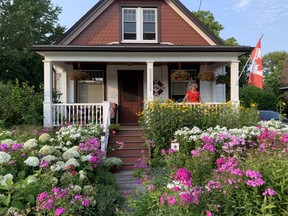 Jennifer Maddeford's flower-rich front garden is a showstopper on Adelaide Street in Mount Brydges. (Barbara Taylor/The London Free Press)