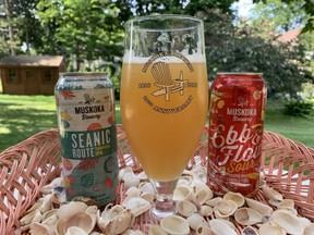 Seanic Route Tropical IPA and Ebb and Flow Sour with Raspberry, Lemon and Yuzu are warm weather refreshers from Muskoka Brewery. The brewery marks its 25th anniversary this year. 
BARBARA TAYLOR/LONDON FREE PRESS
