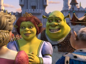 A scene from the movie Shrek