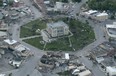 The beautiful downtown Courthouse Square in Goderich suffered heavy damage when a tornado tore through on Sunday Aug. 21, 2011. (Free Press file photo)