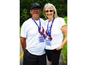 Wellspring London Members Lynn and Al participate each year in Boardwalk’s Walk for Wellspring, a signature event raising funds to support the organization’s free cancer programs.