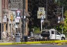 Wreckage is shown from an explosion in Wheatley, a Chatham-Kent town of about 3,000 that's been hit recently with toxic-gas leaks.  Photo taken on Friday Aug.  27, 2021, about 15 hours after the blast.  Dax Melmer/Postmedia