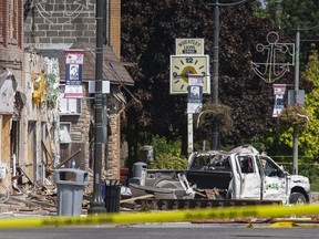Wreckage is shown from an explosion in Wheatley, a Chatham-Kent town of about 3,000 that's been hit recently with toxic-gas leaks. Photo taken on Friday Aug. 27, 2021, about 15 hours after the blast. Dax Melmer/Postmedia