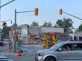 An explosion rocked downtown Wheatley on Thursday, August 26, 2021.