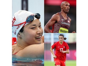 Of the six gold medals Canada has won at the 2020 Tokyo Olympics, Londoners have won two outright - Damian Warner in the decathlon and Maggie Mac Neil in the 100-metre butterfly - and been part of teams that won two: Susanne Grainger in women's eight rowing and Jessie Fleming in women's soccer. (Getty Images)