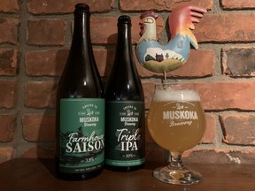 Muskoka Brewery marks its 25th anniversary with a pair of dramatically different beers from the same mash. Both the Triple IPA and Farmhouse Saison are sold in 750 ml bottles at the brewery and online.
BARBARA TAYLOR/LONDON FREE PRESS