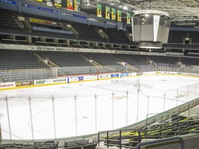 The province is increasing capacity limits at a number of venues where proof of vaccination is required. More than 4,500 fans will be able to attend London Knights games at Budweiser Gardens, up from the current limit of 1,000.  Derek Ruttan/The London Free Press file photo