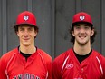 Liam Adamson, left, and Caleb Clark (Great Lake Canadians Baseball Club)