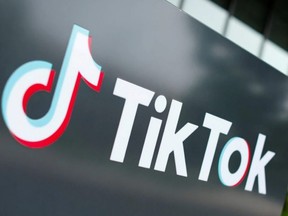 The TikTok logo is pictured outside the company's U.S. head office in Culver City, California, U.S., September 15, 2020. PHOTO BY REUTERS