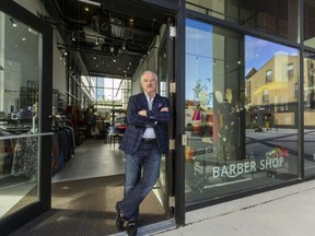 Veteran core clothier David E. White is giving downtown London a vote of confidence by opening the latest version of his menswear store on Richmond Row Thursday. (Mike Hensen/The London Free Press)