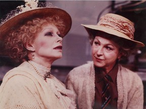Martha Henry and Hazel Desbarats perform in Dear Antoine at the Grand Theatre April 14, 1984. Henry, who was the Grand's artistic director from 1988 to 1995, died Thursday, 12 days after her final stage performance at the Stratford Festival.  (Free Press file photo)
