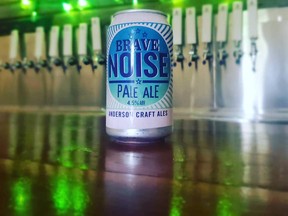 Brave Noise is a beer brewed at more than100 craft breweries this fall, including Anderson Craft Ales in ,to raise awareness of the need for the industry to be safe and discrimination-free for all. (Anderson photo)