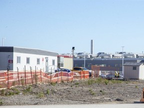 More than 1,600 people will work at the plant Maple Leaf Foods is building on Wilton Grove Road in London. Fanshawe College and the London Training Centre have added courses and programs to prepare students for jobs at the chicken processing plant.  (Derek Ruttan/The London Free Press)