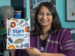 Western University astrophysicist and space educator Parshati Patel has written a book for children about stars and planets. (Derek Ruttan/The London Free Press)