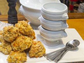 Cheddar apple biscuits  (Mike Hensen/The London Free Press)