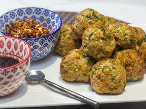 Asian pork meatballs (Mike Hensen/The London Free Press)
