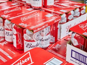 Part of Labatt's $52.6-million investment in its London brewery will be replacing plastic rings used in six packs of cans with a recyclable cardboard package called KeelClip. The change will eliminate 52,000 kilograms of single-use plastic by 2022 at the brewery, a Labatt official said. (Handout)