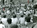 Valdy performs at Home County Folk Festival on July 23, 1983. (London Free Press files)