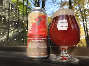 Northern Cardin-Ale is a new beer from London Brewing paying homage to London’s official bird, the northern cardinal. (London Brewing photo)