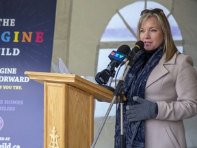 Mandi Fields is one of 11 Londoners named to the 2022 Mayor's New Year's Honour List. She's being honoured for her work with Imagine Build, an effort to build new accessible housing on Oneida Nation of the Thames, and with Tampon Tuesday events. (London Free Press file photo)