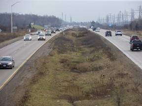 City staff recommend that a consultant be hired for about $300,000 to update design and tendering work needed to move forward with a $20-million upgrade to Highbury Avenue from Hamilton Road to Highway 401. (Derek Ruttan/The London Free Press)