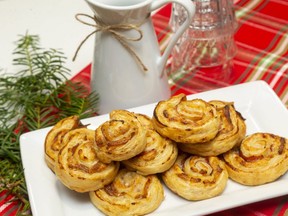 Ham, Chutney and Cream Cheese Pinwheels