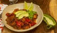 Meatless quash and black bean chili packs a smoky, slightly spicy flavour that pairs well with sides such as avocado, cilantro and lime, Jill Wilcox says. (Food Styling by Ran Ai)(Mike Hensen/The London Free Press)