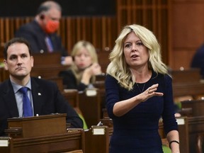 Conservative MP Michelle Rempel Garner in the House of Commons on Oct. 2, 2020.