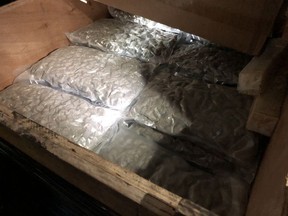 Marijuana seized at the Blue Water Bridge is shown in this photo provided by U.S. Customs and Border Protection. (Handout)