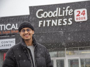Rami Jamalallil and his brother Rudwan Ahamed Jamalallil  (not shown in photograph) have teamed up with GoodLife Fitness to help youth in underserved neighbourhoods connect to sports opportunities. (Derek Ruttan/The London Free Press)