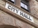 City Hall in Woodstock.  (Mike Hensen/The London Free Press)