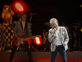 Rod Stewart played Rogers Place in Edmonton on April 6, 2018. (Shaughn Butts/Postmedia Network)