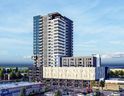 An artist's rendering shows a 22-storey mixed-use building proposed for 1737 Richmond St., on a commercial plaza northwest of Fanshawe Park Road and Richmond Street.